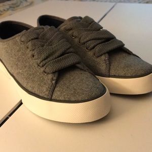 Sperry Pier View Wool Dark Grey Sneakers; Size 8